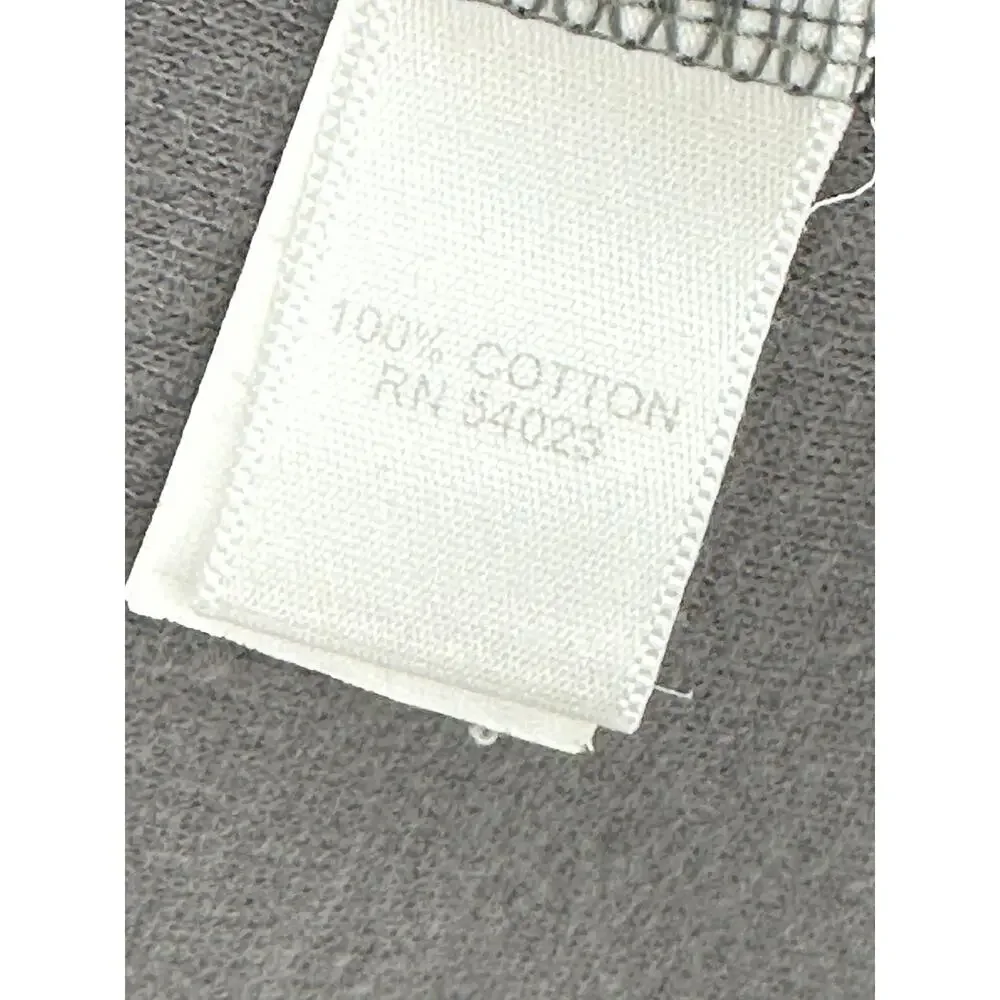 Banana Republic‎ Two-Tone Grey 1/4 Zip Cotton Pullover Men's Size Large L